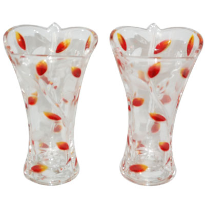 "Crystal Vases  -2 pcs - code 227-code003 - Click here to View more details about this Product